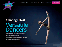 Tablet Screenshot of eliteschoolofdance.com